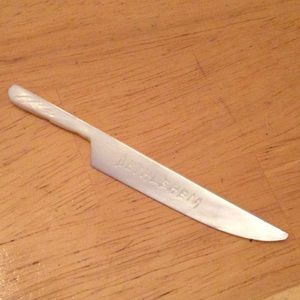 Vintage mother of pearl letter opener